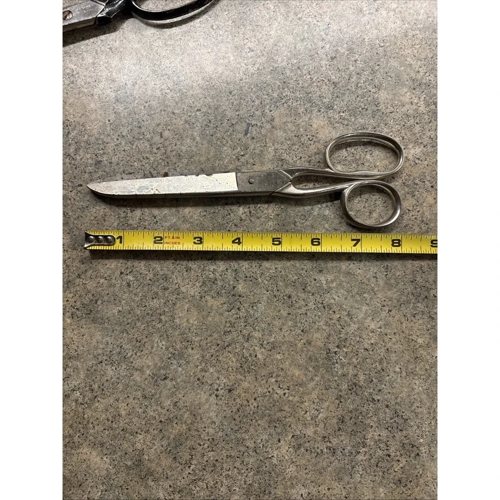 Vintage Metal Sewing Scissors Boker, Richard's, Voss Cut Co Lot Of‎ 3